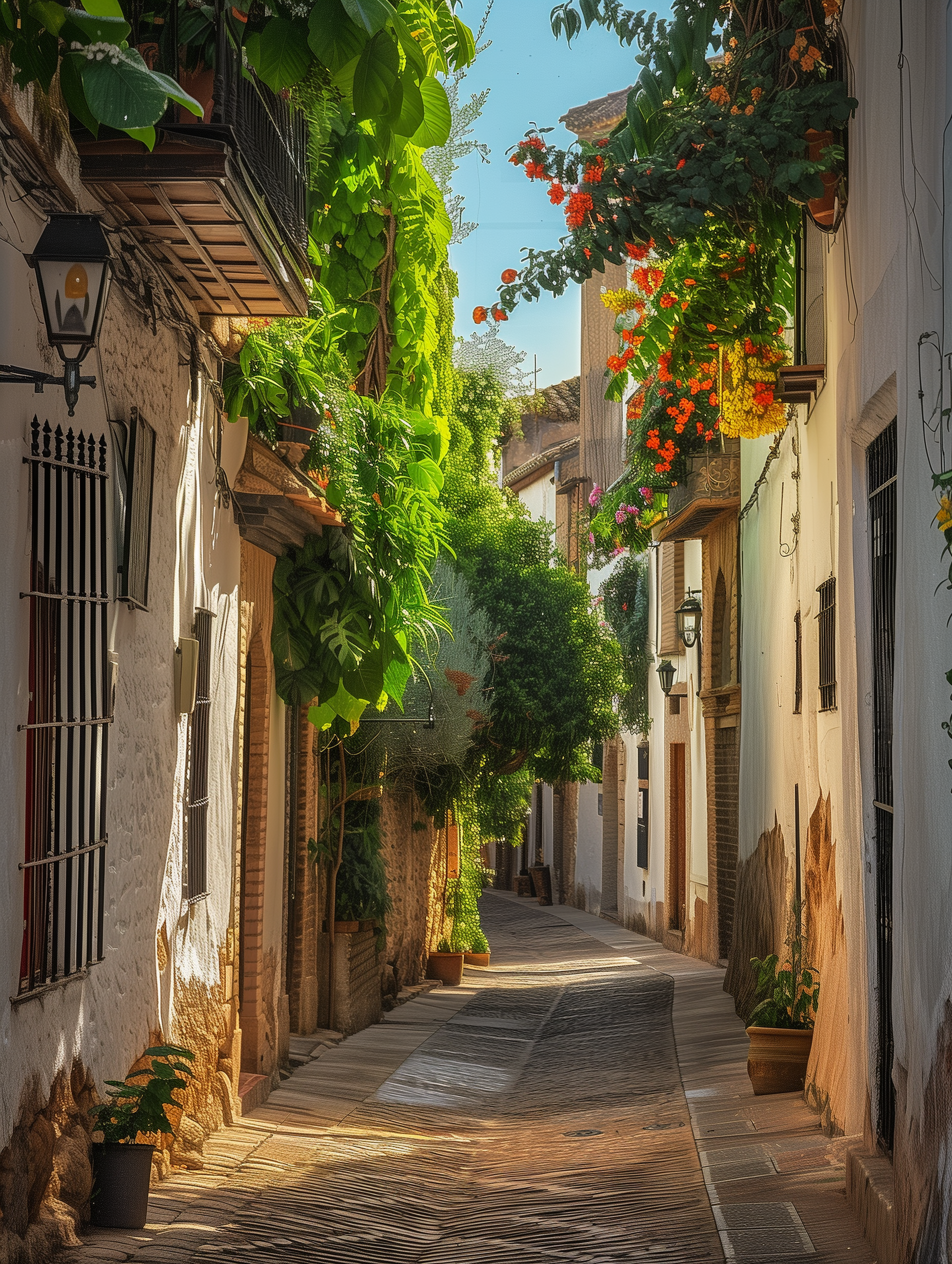 The winding alleys of medieval Córdoba.