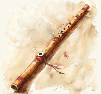 The ney — a Persian flute, central to the Mevlawi orchestra of mystic dervishes.