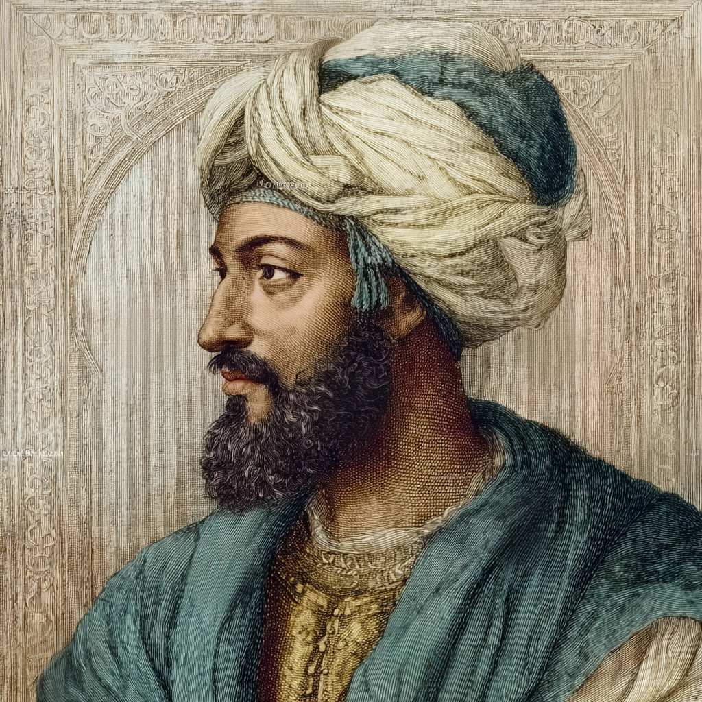 Portrait of ʿAbd al-ʿAziz ibn Musa, ruler of al-Andalus.